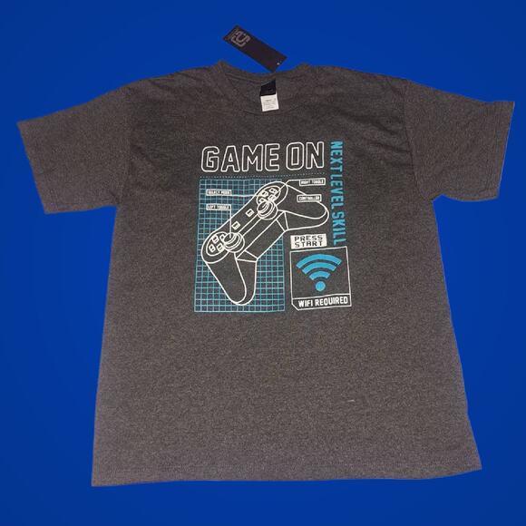 Distortion Custom Rags Boys Medium Gaming Tshirt - Picture 1 of 8